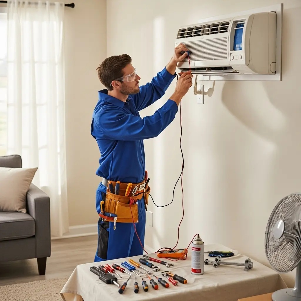Gördes Vaillant Vaillant klima gaz dolumu ve bakım – Enerji verimliliği artırıldı. - Teknik servis örneği